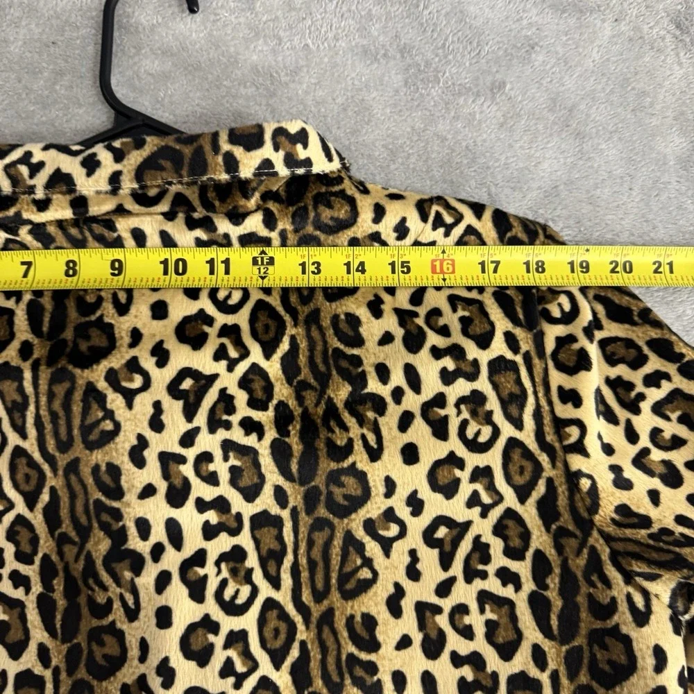 Vintage‎ Jaclyn Smith Leopard Print Woman's XL Swing Jacket NWT Deadstock 90's